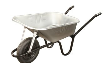 Walsall 85L Galvanised Builders Wheelbarrow