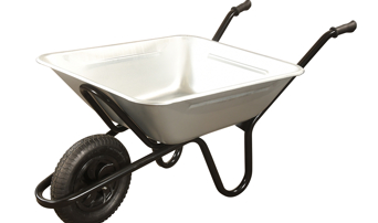 Walsall 85L Galvanised Builders Wheelbarrow