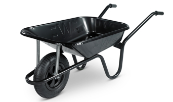 Walsall 85L Galvanised Builders Wheelbarrow
