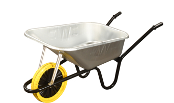 Walsall 85L Galvanised Builders Wheelbarrow