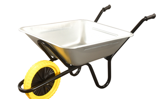 Walsall 85L Galvanised Builders Wheelbarrow