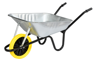 Walsall 85L Galvanised Builders Wheelbarrow