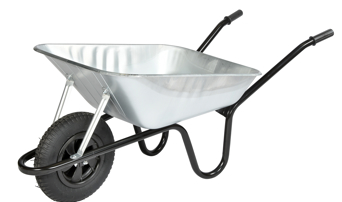 Walsall 85L Galvanised Builders Wheelbarrow